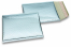 Envelopes almofadados de plástico metalizado ECO - azul gelo 180 x 250 mm | Envelopesonline.pt