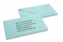 Envelopes coloridos para anunciar nascimento, azul bebé 