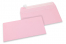 Envelopes de papel coloridos - Cor-de-rosa claro, 110 x 220 mm | Envelopesonline.pt