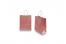 Sacos de papel com alças torcidas - cor-de-rosa metalizado, 180 x 80 x 220 mm, 90 gr | Envelopesonline.pt