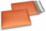 Envelopes de bolhas de plástico metalizado mate ECO - cor de laranja 180 x 250 mm | Envelopesonline.pt