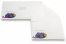 Envelopes de postais de Natal - bolas de Natal coloridas | Envelopesonline.pt