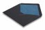 Envelopes pretos forrados - forro azul | Envelopesonline.pt