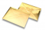 Envelopes metalizados acetinados Dourado | Envelopesonline.pt