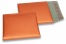 Envelopes de bolhas de plástico metalizado mate ECO - cor de laranja 165 x 165 mm | Envelopesonline.pt
