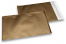 Envelopes coloridos de película metalizada mate - Bronze 180 x 250 mm | Envelopesonline.pt