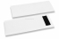 Sacos porta-talheres branco sem incição + preto guardanapos | Envelopesonline.pt