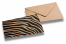Envelopes Kraft decorativos - zebra | Envelopesonline.pt
