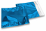 Envelopes de folha metalizada coloridos - Azul 220 x 220 mm | Envelopesonline.pt