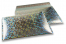 Envelopes almofadados de plástico metalizado ECO - prateado holográfico 235 x 325 mm | Envelopesonline.pt