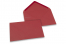 Envelopes de cartões de felicitações coloridos - Vermelho escuro, 125 x 175 mm | Envelopesonline.pt
