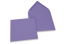 Envelopes de cartões de felicitações coloridos - Púrpura, 155 x 155 mm | Envelopesonline.pt
