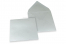 Envelopes de cartões de felicitações coloridos - Prateado metalizado, 155 x 155 mm | Envelopesonline.pt