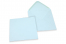 Envelopes de cartões de felicitações coloridos - Azul claro, 155 x 155 mm | Envelopesonline.pt