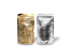 Sacos de fundo bloco metálicos transparentes - dourado metalizado, 130 x 225 x 70 mm - 500 ml | Envelopesonline.pt