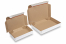 Caixas para correio adesivas branco | Envelopesonline.pt