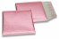 Envelopes almofadados de plástico metalizado ECO - rosa dourado 165 x 165 mm | Envelopesonline.pt