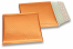 Envelopes de bolhas de plástico metalizado ECO - cor de laranja 165 x 165 mm | Envelopesonline.pt