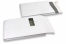 Envelopes com bolsa reforçados com fundo em V - branco com janela | Envelopesonline.pt