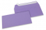 Envelopes de papel coloridos - Roxo, 110 x 220 mm | Envelopesonline.pt