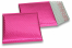 Envelopes almofadados de plástico metalizado ECO - cor de rosa 165 x 165 mm | Envelopesonline.pt