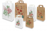 Sacos de alças dobradas de Natal | Envelopesonline.pt