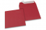 Envelopes de papel coloridos - Vermelho escuro, 160 x 160 mm | Envelopesonline.pt