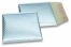 Envelopes de bolhas de plástico metalizado ECO - azul gelo 165 x 165 mm | Envelopesonline.pt