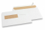 Envelopes com janela branco sujo, 162 x 229 mm (C5), janela à esquerda 40 x 110 mm, posição da janela 20 mm do esquerda e 72 mm do baixo, 90 gsm, aprox. 7 g por unidade  | Envelopesonline.pt