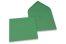 Envelopes de cartões de felicitações coloridos - Verde escuro,  155 x 155 mm | Envelopesonline.pt
