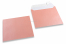 Envelopes madrepérola coloridos cor-de-rosa bebé - 155 x 155 mm | Envelopesonline.pt