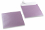 Envelopes madrepérola coloridos lilás - 170 x 170 mm | Envelopesonline.pt