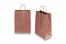 Sacos de papel com alças torcidas - vermelho metalizado, 260 x 120 x 350 mm, 90 gr | Envelopesonline.pt