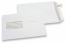 Envelopes com janela básicos, 162 x 229 mm, 80 g, janela à esquerda 45 x 90 mm, posição da janela 20 mm do esquerda e 60 mm do baixo, fecho autocolante  | Envelopesonline.pt