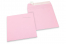 Envelopes de papel coloridos - Cor-de-rosa claro, 160 x 160 mm  | Envelopesonline.pt