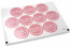 Selos para envelope de batizado - il mio battesimo rosa com grinalda branca | Envelopesonline.pt