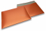 Envelopes de bolhas de plástico metalizado mate ECO - cor de laranja 320 x 425 mm | Envelopesonline.pt