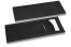 Sacos porta-talheres preto com incição + branco guardanapos | Envelopesonline.pt