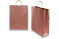 Sacos de papel com alças torcidas - vermelho metalizado, 320 x 120 x 410 mm, 100 gr | Envelopesonline.pt
