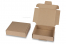 Caixas de transporte dobráveis - castanho, 110 x 110 x 28 mm | Envelopesonline.pt