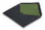 Envelopes pretos forrados - forro verde | Envelopesonline.pt