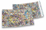 Envelopes coloridos de folha metalizada - Prateado holográfico 114 x 162 mm | Envelopesonline.pt