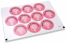 Selos para envelope de comunhão - meine erstkommunion cruz cor-de-rosa | Envelopesonline.pt