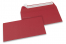 Envelopes de papel coloridos - Vermelho escuro, 110 x 220 mm | Envelopesonline.pt