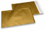 Envelopes coloridos de película metalizada mate - Dourado 180 x 250 mm | Envelopesonline.pt
