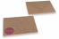 Envelopes anunciar nascimento - castanho + cor-de-rosa bebé | Envelopesonline.pt