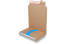 Embalagem para livros - enrole o embalagem em torno do livro - castanho | Envelopesonline.pt