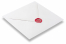 Selos de cera - Coração no envelope | Envelopesonline.pt