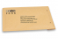 Envelopes almofadados castanhos (80 g/m²) - exemplo com impressão na frente | Envelopesonline.pt