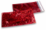 Envelopes coloridos de folha metalizada - Vermelho holográfico 114 x 229 mm | Envelopesonline.pt